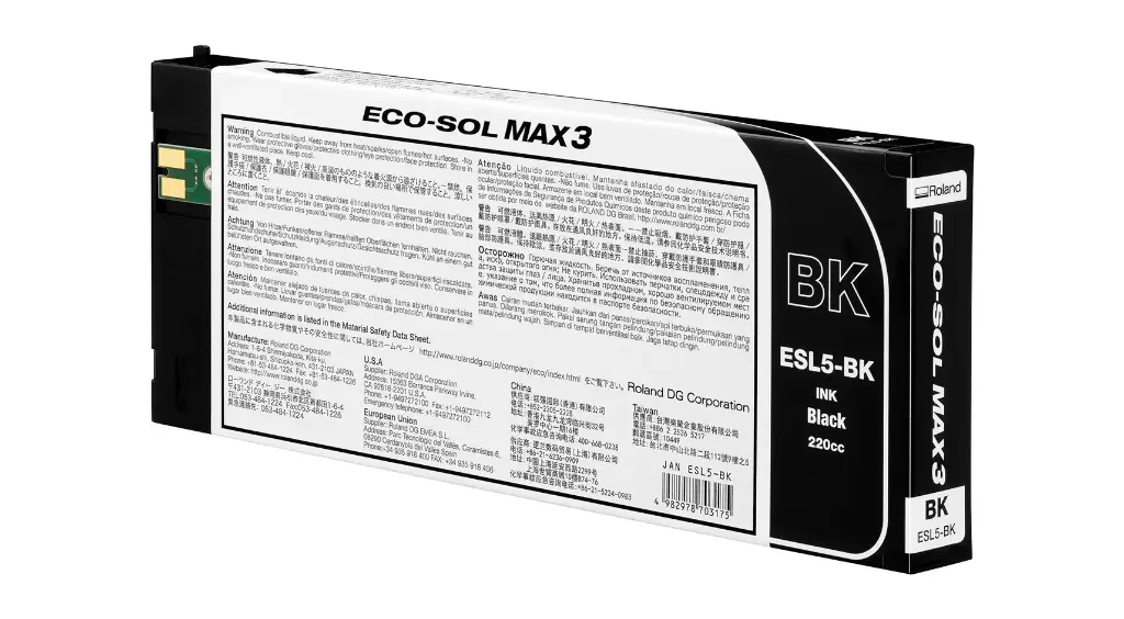 ESL5 blækpatroner, 220 ml - ECO-SOL MAX