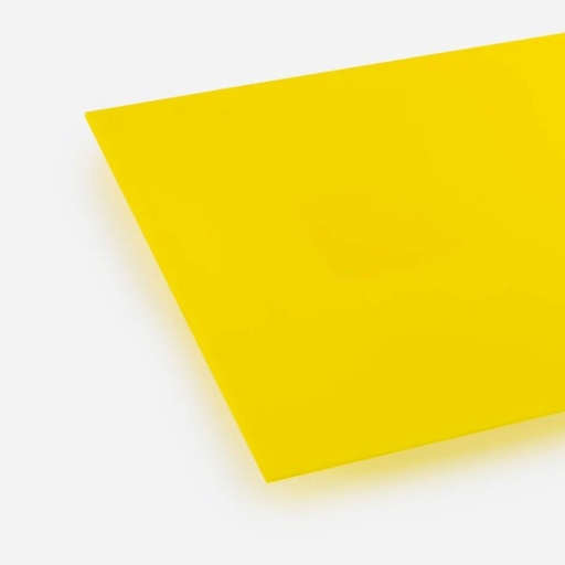 [MT-ACRL-YLW-3MM] 3mm Gul akryl - Støbt - Akrylplader