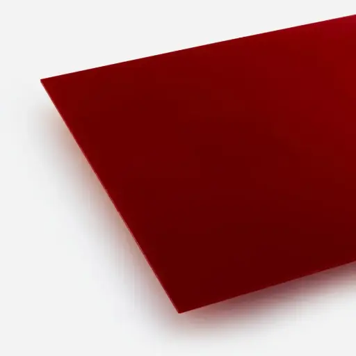[MT-ACRL-RED-3MM] 3mm Rød akryl - Støbt - Akrylplader