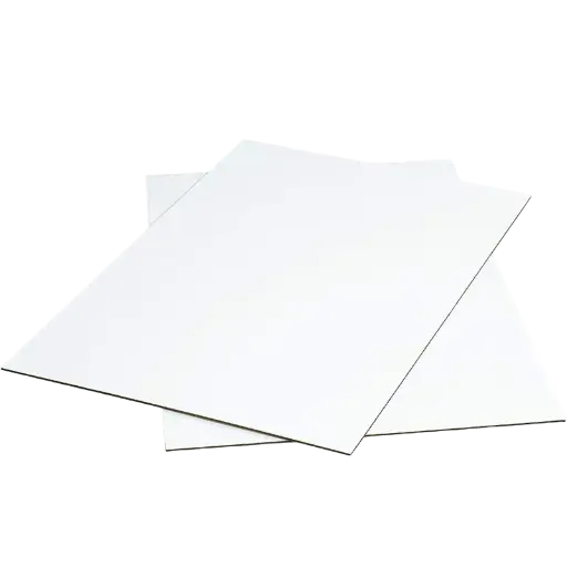 [MT-CAR-WH-3MM] Bølgepap 3mm Hvid